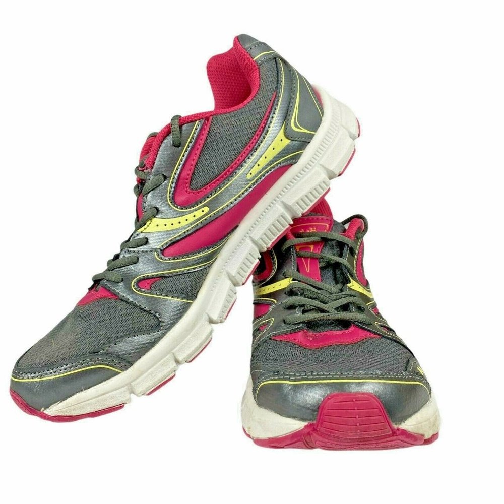 Ryka Womens Resolute SMT Memory Foam‎ Running Shoes Sneakers Grey Pink Sz 8.5 M